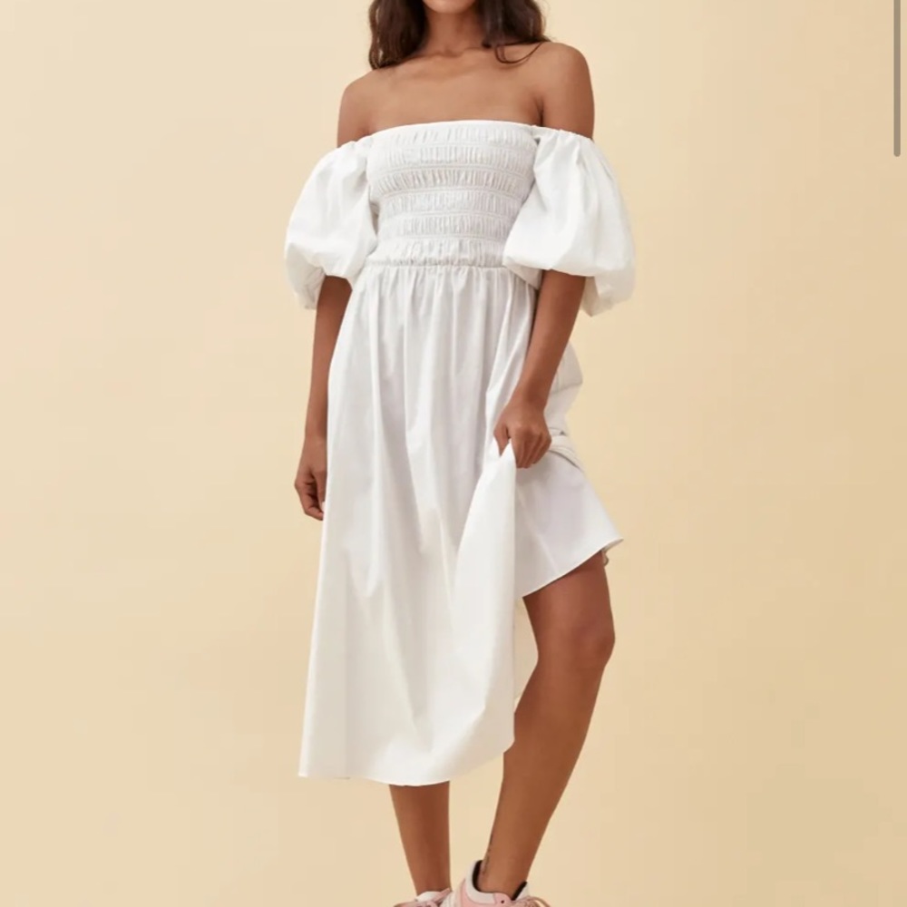 Reformation Off-shoulder dress NWT